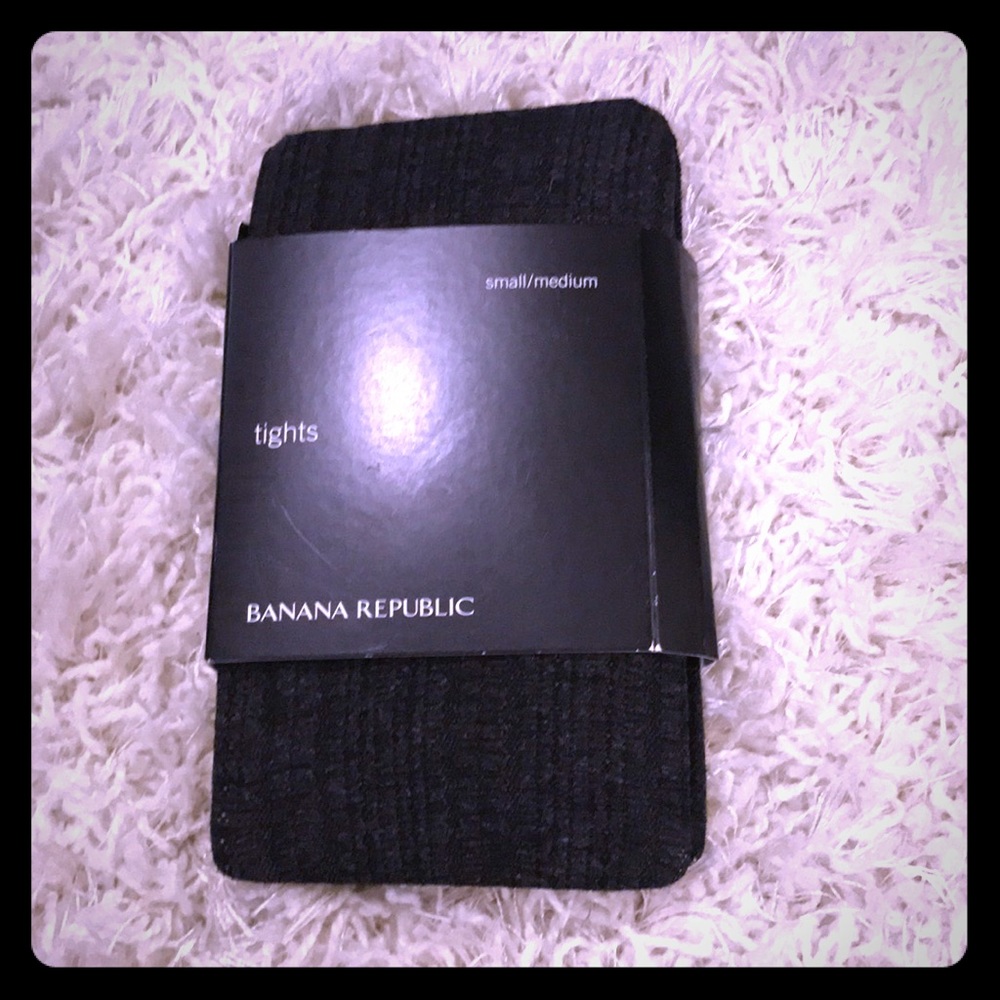 Small medium charcoal tights from banana republic